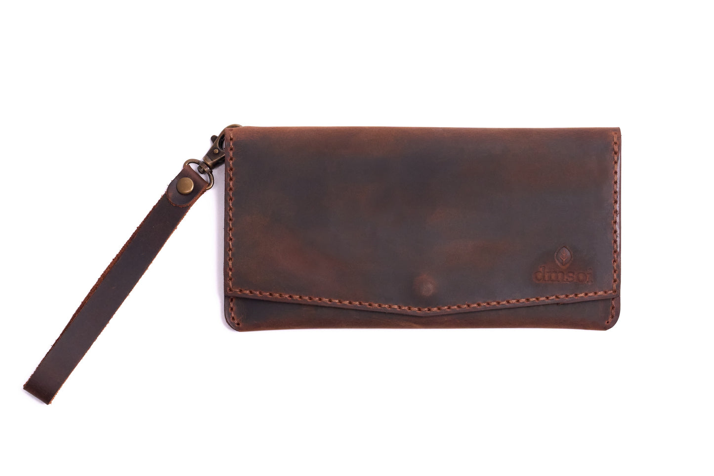 Taba Erkek veya Kadın için Kulplu Cüzdan, Birinci Sınıf El Yapımı Hakiki Deri – 6  Kredi Kart / Kimlik Yuvası, Uzun, Şık ve Dayanıklı Katlanabilir Cüzdan, İş, Seyahat, Hediye ve Tüm ihtiyaçlarınız için Günlük Kullanım