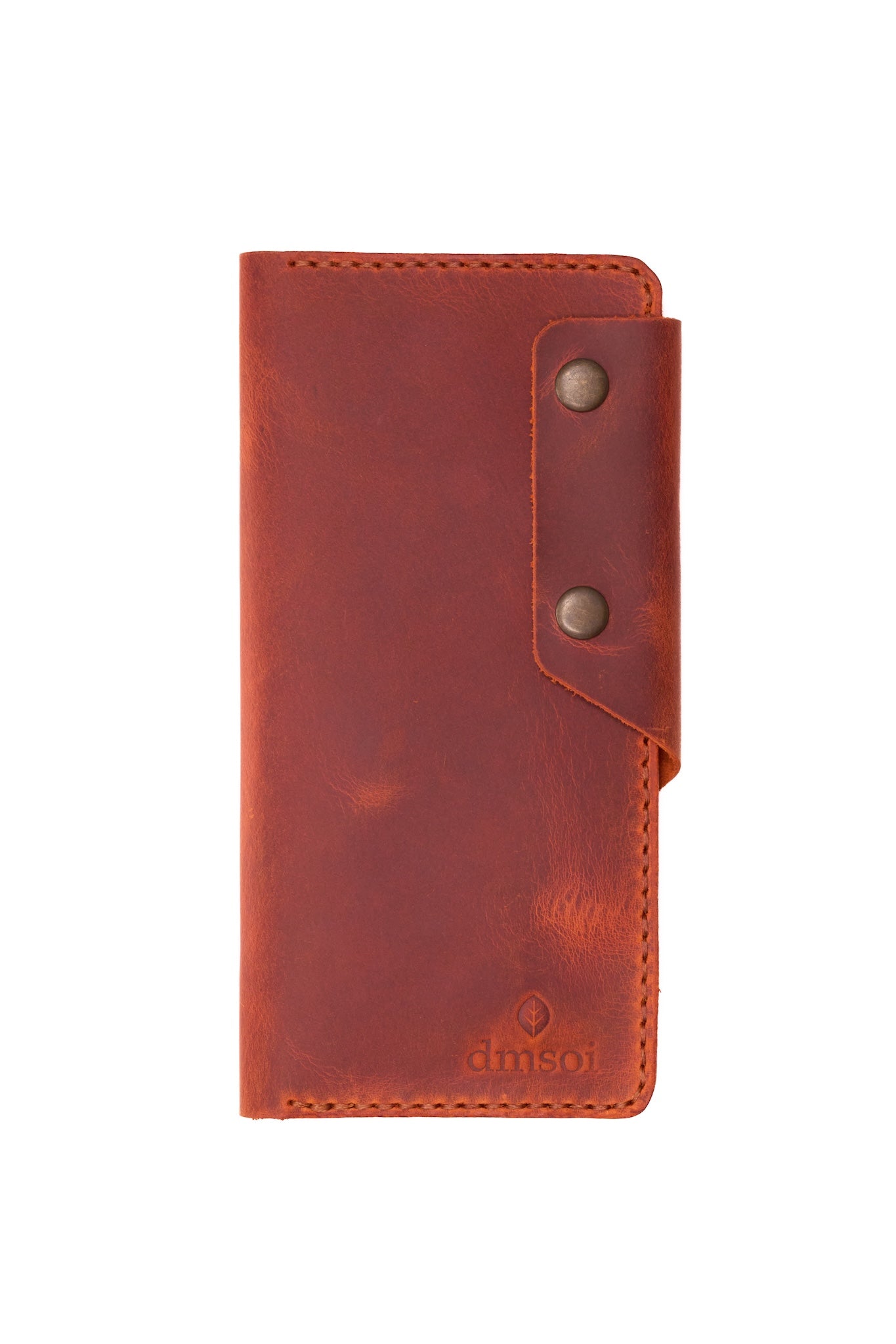 Turuncu Kiremit El Yapımı Deri Erkek Cüzdanı – Özenle Üretilmiş, Hediye ve Günlük Kullanım İçin İdeal