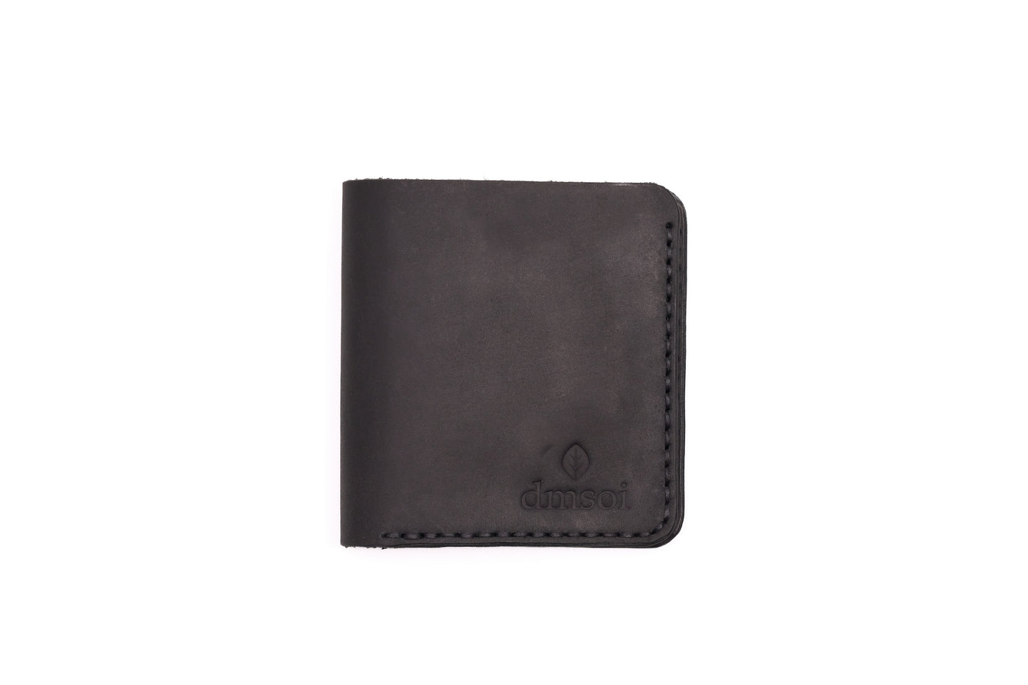 Siyah Erkekler için El Yapımı Hakiki Dana Derisi Katlanır Cüzdan – %100 Hakiki Deri, El Dikişli, Makine Kullanılmadan Üretilmiş, Dayanıklı Kart ve Nakit Bölmesi, Birinci Sınıf Günlük Cüzdan ve Hediyelik