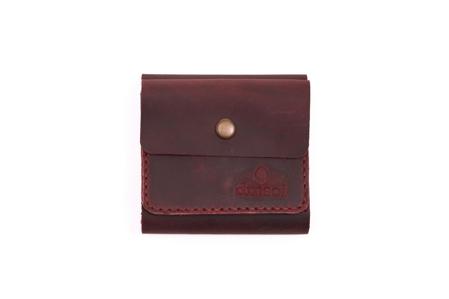 Bordo El yapımı hakiki deri kadın cüzdanı. Anneler, öğrenciler, kendiniz ve sevdikleriniz için.