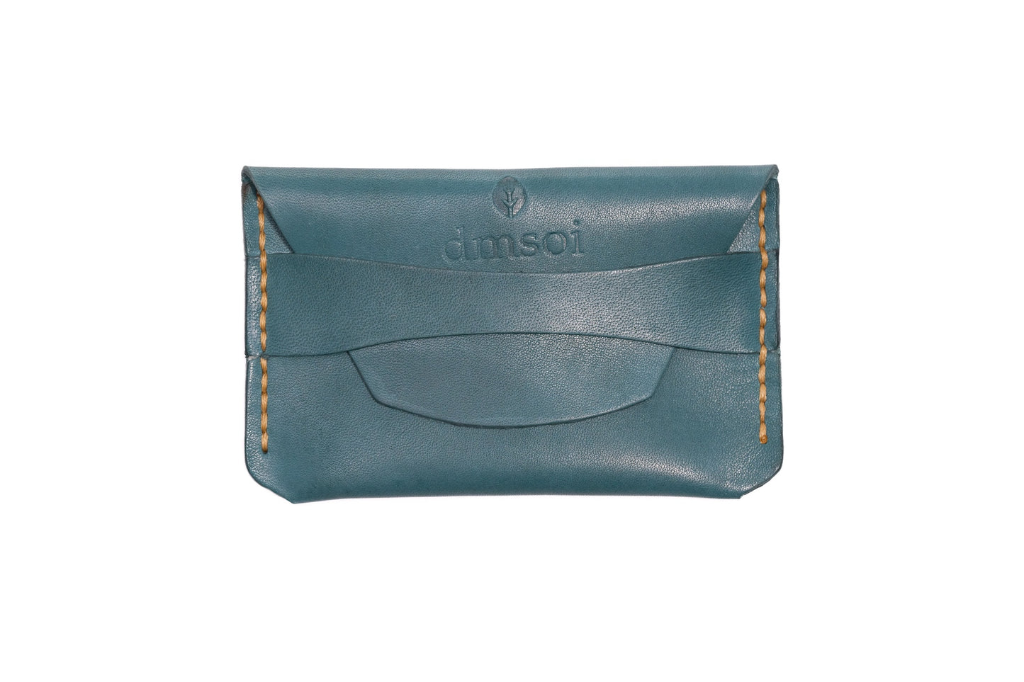 Turkuaz El Yapımı dana derisi çok fonksiyonlu kartlık box– Premium El Yapımı Minimalist Bozuk Para, Nakit ve Kartlar için Çok Amaçlı Ceplik. Takı, USB, SD Kartlar ve Küçük Eşyalar İçin