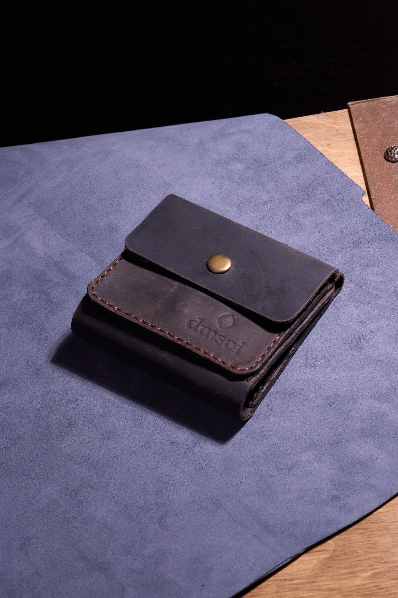 Kahve El yapımı hakiki deri kadın cüzdanı. Anneler, öğrenciler, kendiniz ve sevdikleriniz için.