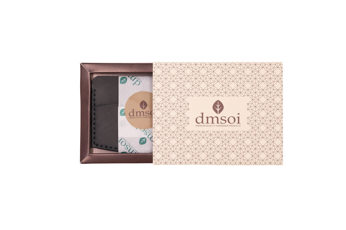 Siyah El Yapımı Minimalist Deri Kartlık Cüzdan – %100 Dana Derisi – Erkekler ve Kadınlar İçin Birinci Sınıf İnce El Yapımı Cüzdan – Makine Kullanılmadan Üretilmiş El İşçiliği – Dayanıklı Günlük Kullanım Kartlığı