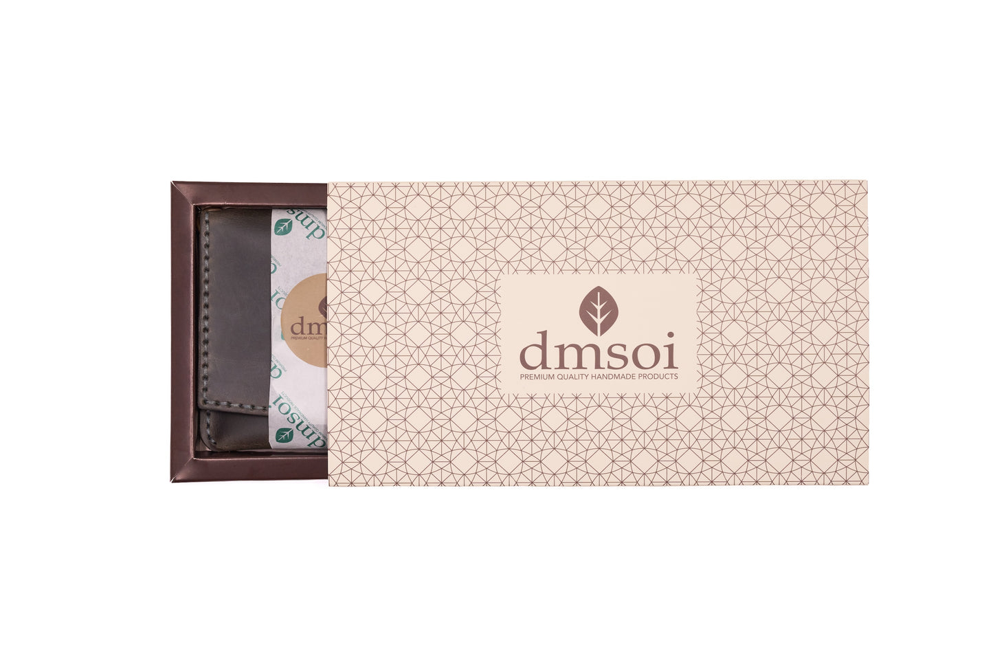 Gri Erkek veya Kadın için Kulplu Cüzdan, Birinci Sınıf El Yapımı Hakiki Deri – 6  Kredi Kart / Kimlik Yuvası, Uzun, Şık ve Dayanıklı Katlanabilir Cüzdan, İş, Seyahat, Hediye ve Tüm ihtiyaçlarınız için Günlük Kullanım