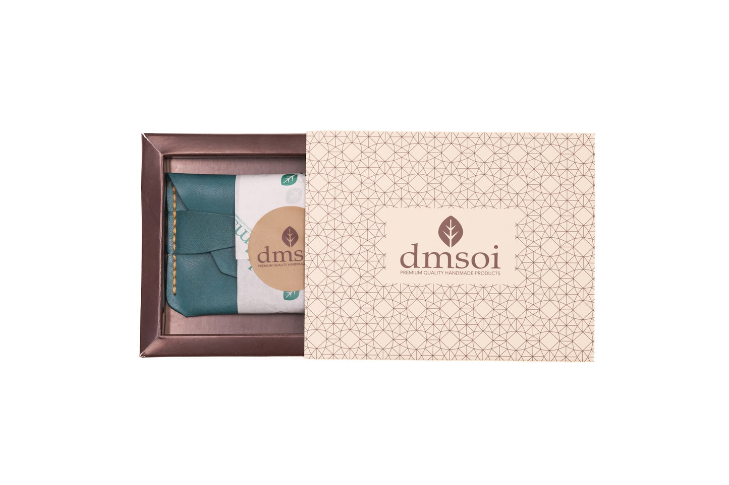 Turkuaz El Yapımı dana derisi çok fonksiyonlu kartlık box– Premium El Yapımı Minimalist Bozuk Para, Nakit ve Kartlar için Çok Amaçlı Ceplik. Takı, USB, SD Kartlar ve Küçük Eşyalar İçin