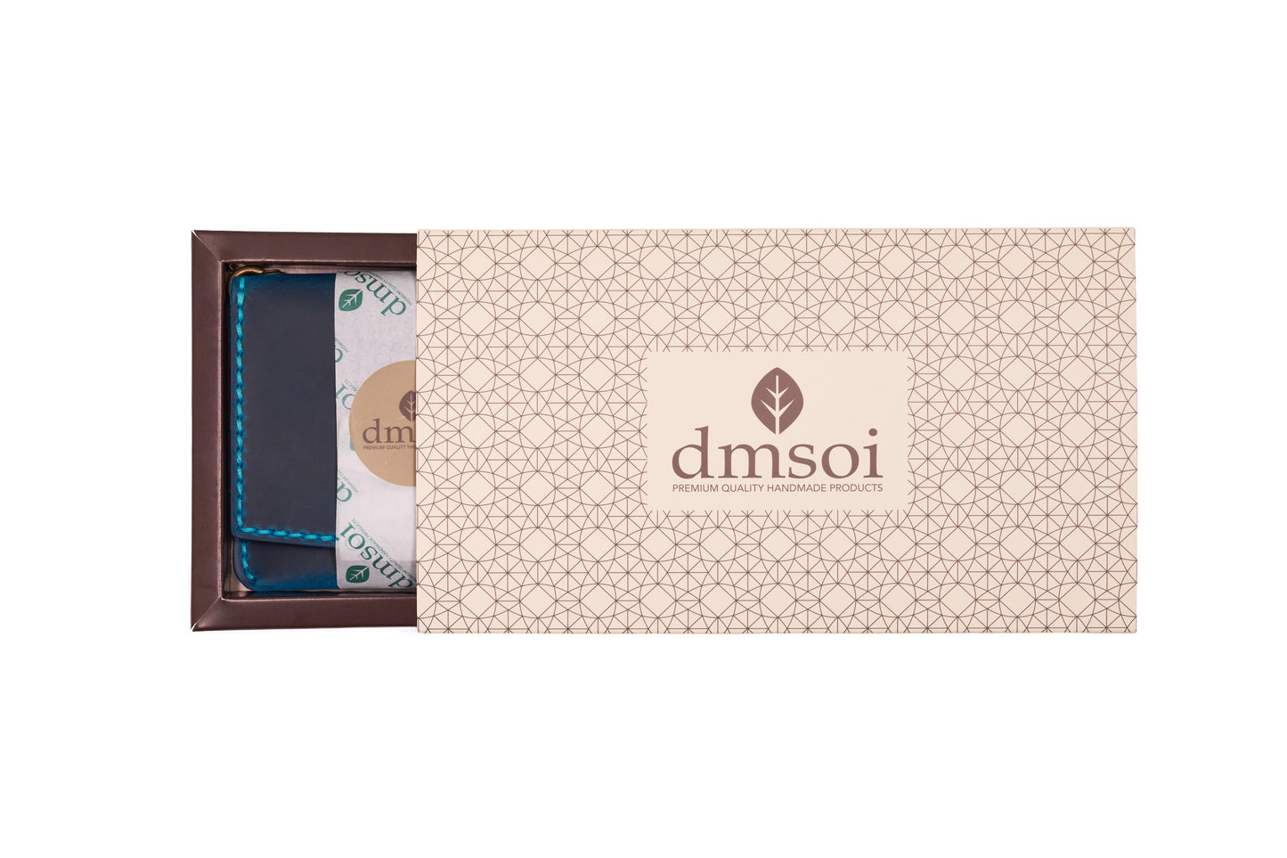 Turkuaz Erkek veya Kadın için Kulplu Cüzdan, Birinci Sınıf El Yapımı Hakiki Deri – 6  Kredi Kart / Kimlik Yuvası, Uzun, Şık ve Dayanıklı Katlanabilir Cüzdan, İş, Seyahat, Hediye ve Tüm ihtiyaçlarınız için Günlük Kullanım