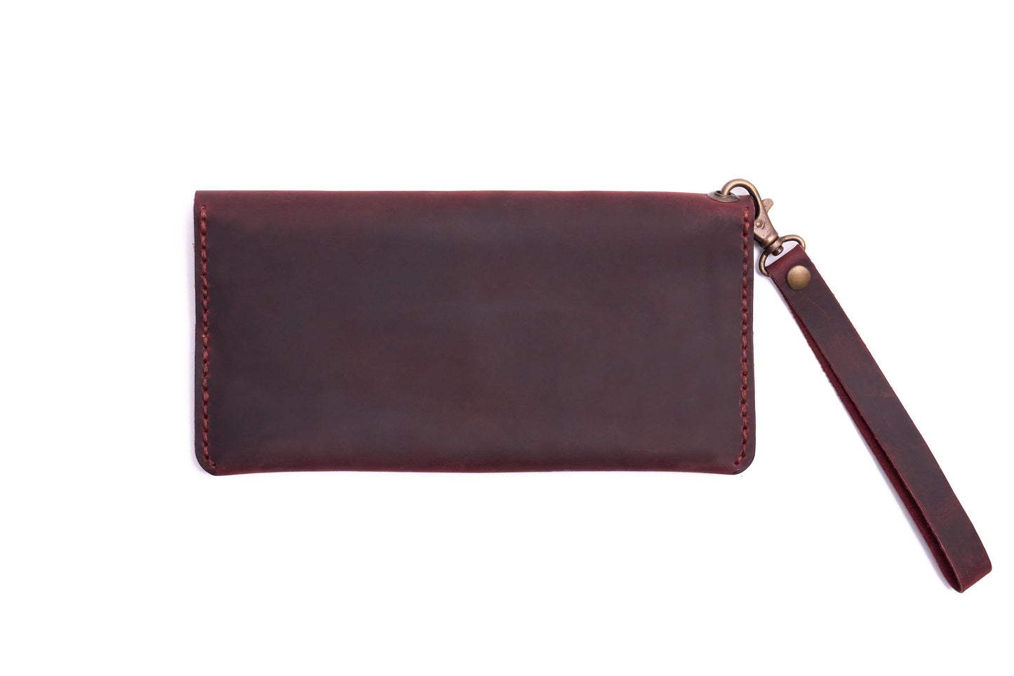 Bordo Erkek veya Kadın için Kulplu Cüzdan, Birinci Sınıf El Yapımı Hakiki Deri – 6  Kredi Kart / Kimlik Yuvası, Uzun, Şık ve Dayanıklı Katlanabilir Cüzdan, İş, Seyahat, Hediye ve Tüm ihtiyaçlarınız için Günlük Kullanım